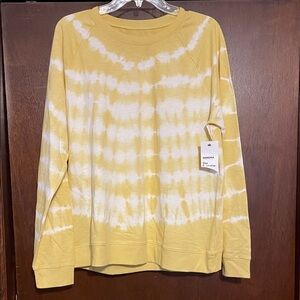 NWT. Sonoma Yellow Cotton Blend Shirt